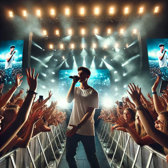 UK-music-star-performing-live